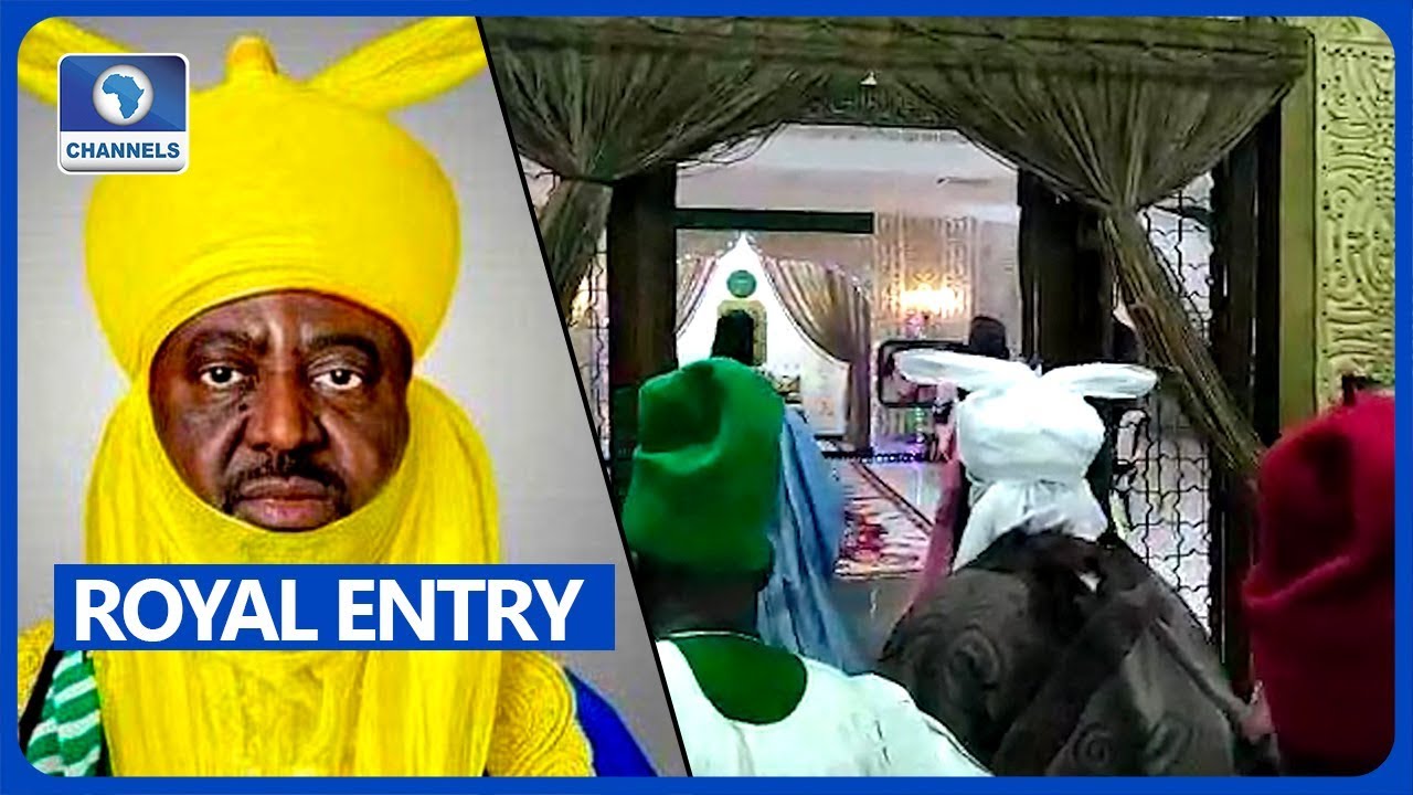New Emir of Kano, Aminu Ado Bayero Makes Way Into Palace