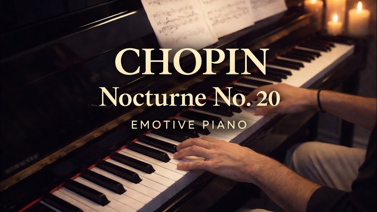 🎹 🕯️Chopin Nocturne No. 20 – Emotional Piano Performance