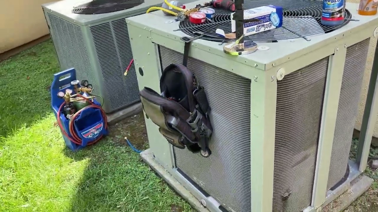 Micro Channel Repair, Trane 7.5 ton