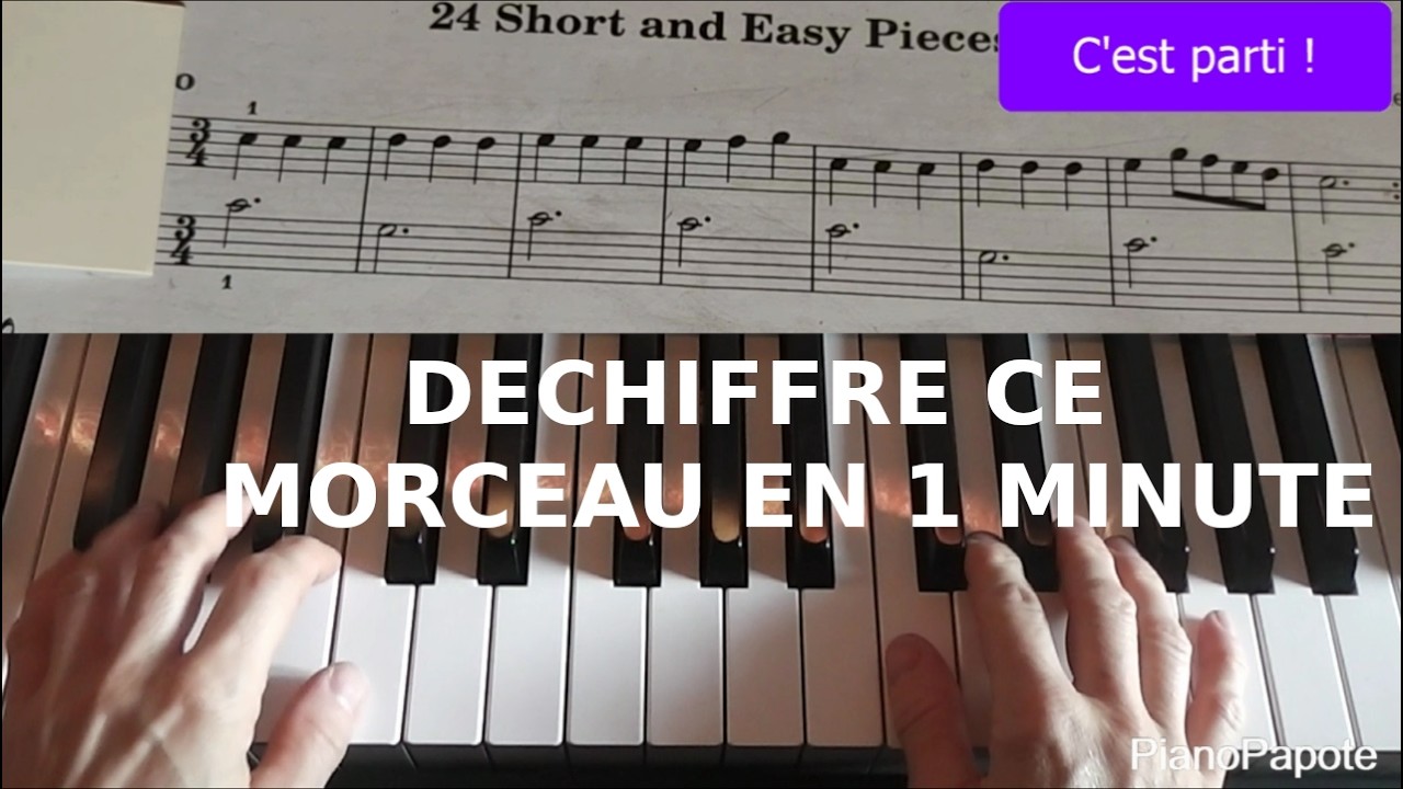 Ta première LECTURE A VUE avec Reinagle Menuetto n°1 | Niveau facile