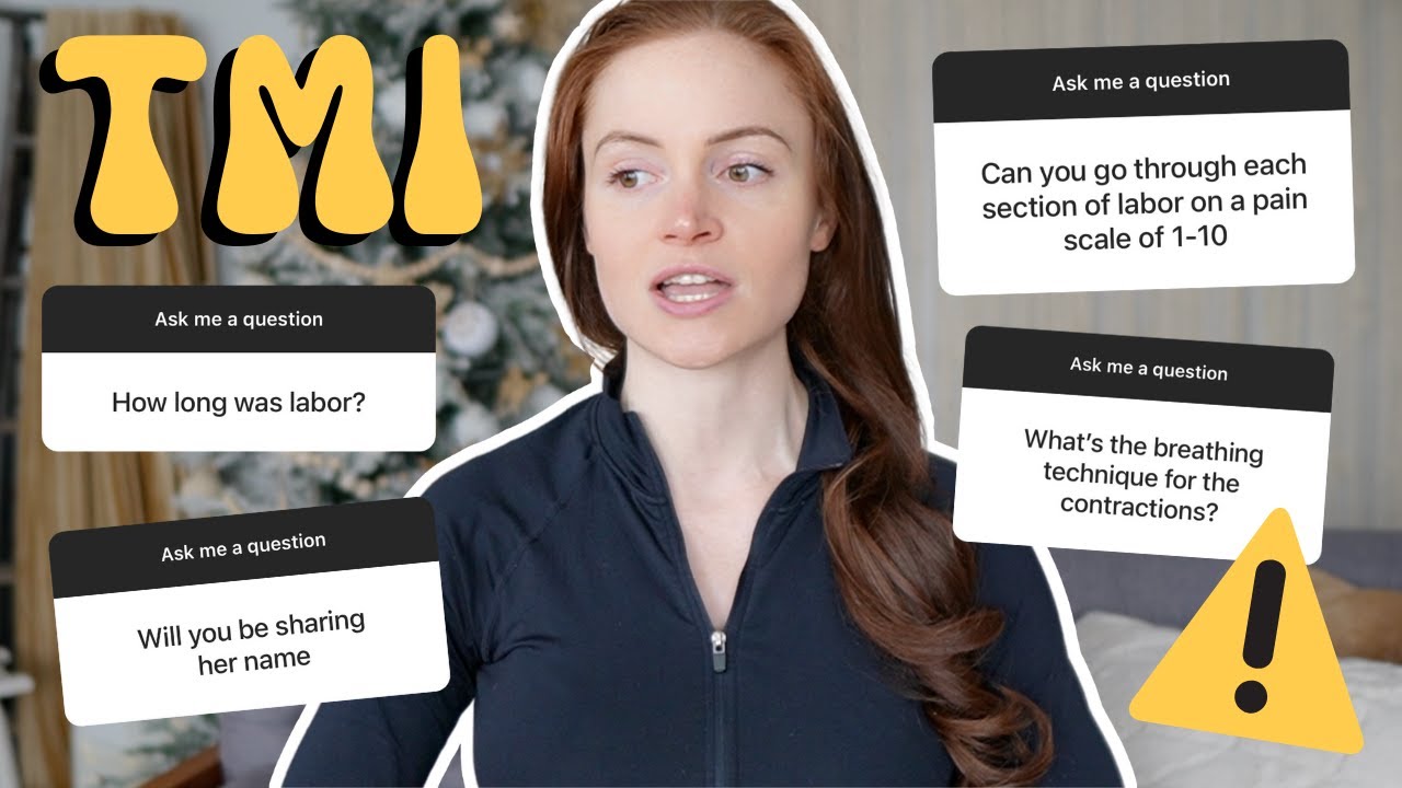 TMI TALK: Birth Q&A...Baby's Name, How Painful Is Labor *REALLY*, & More