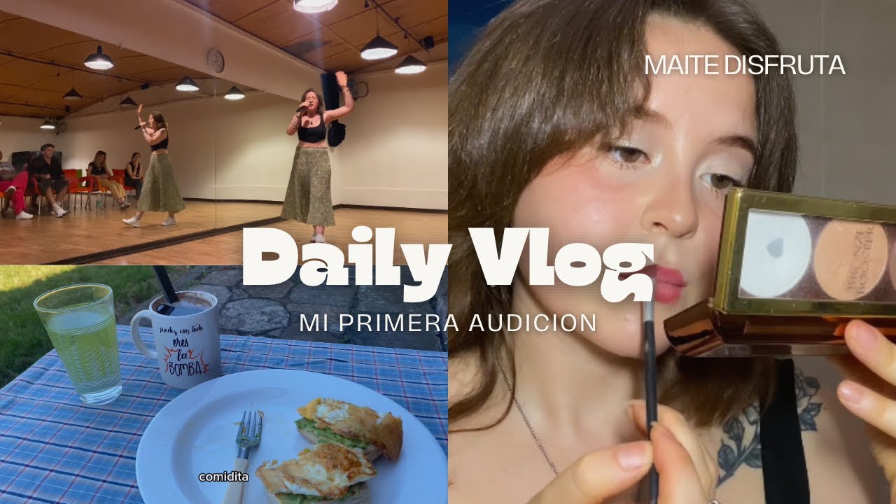 MI PRIMERA AUDICI&Oacute;N ⭐️🎤 para Tu Momento UY: ensayo + grwm 🥑🌳💄❤️&zwj;🔥