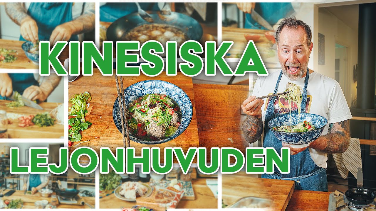 Kinesiska Lejonhuvuden - Saftiga köttbullar som smälter i munnen