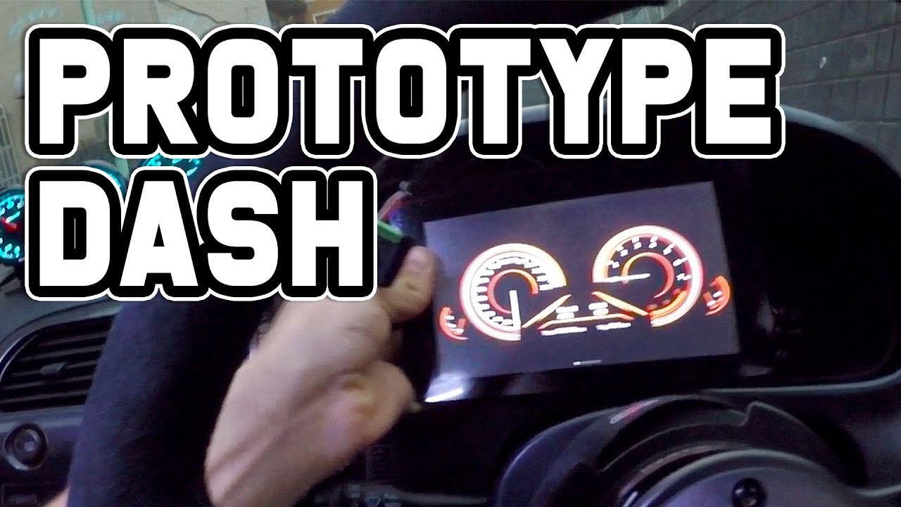 Prototype Digital Dash for the Skyline!