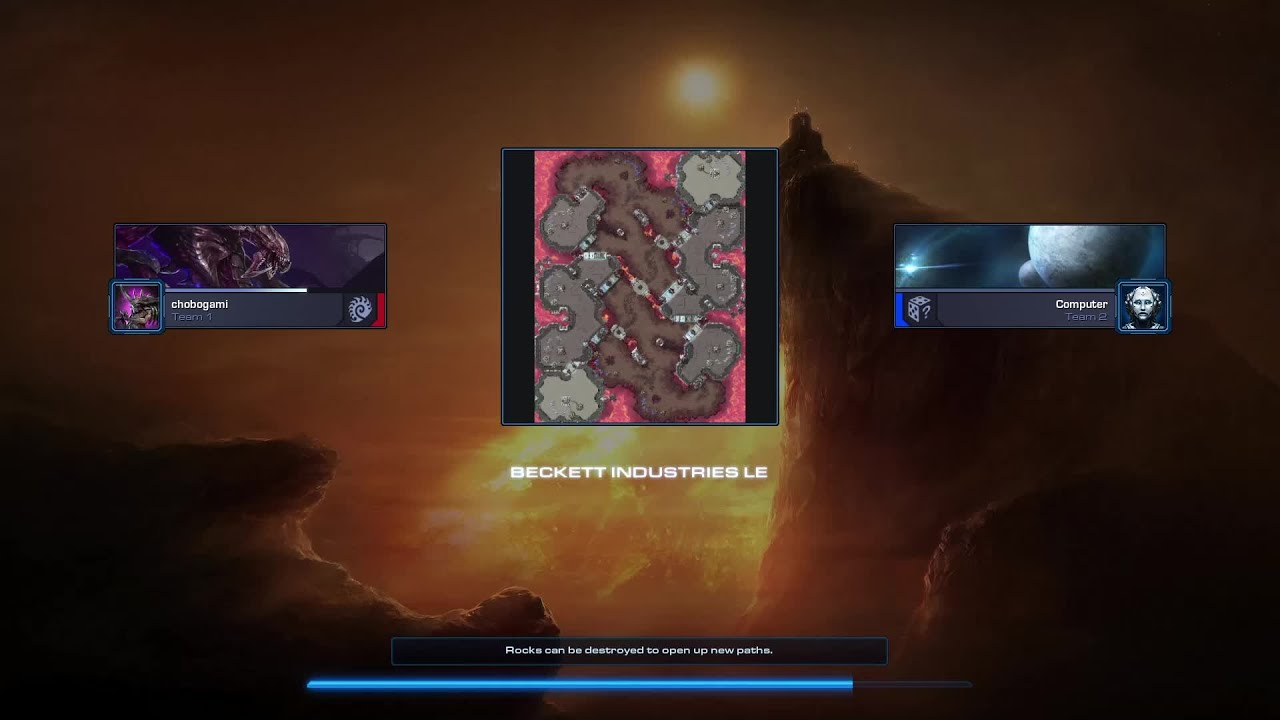 Starcraft 2 1v1: Beckett Zerg vs. Elite Terran AI