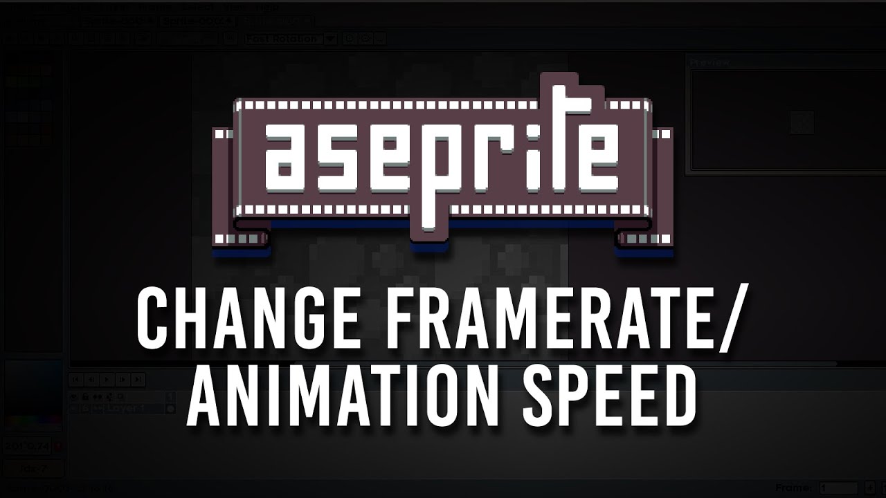 How to Change Frame Rate (Animation Speed) in Aseprite