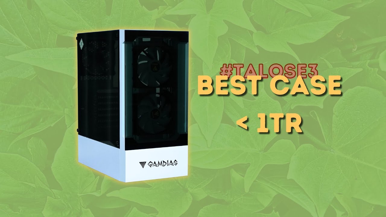 CASE PC dưới 1 củ ngon nhất hiện nay | 3 FAN, 2 mặt k&iacute;nh mờ