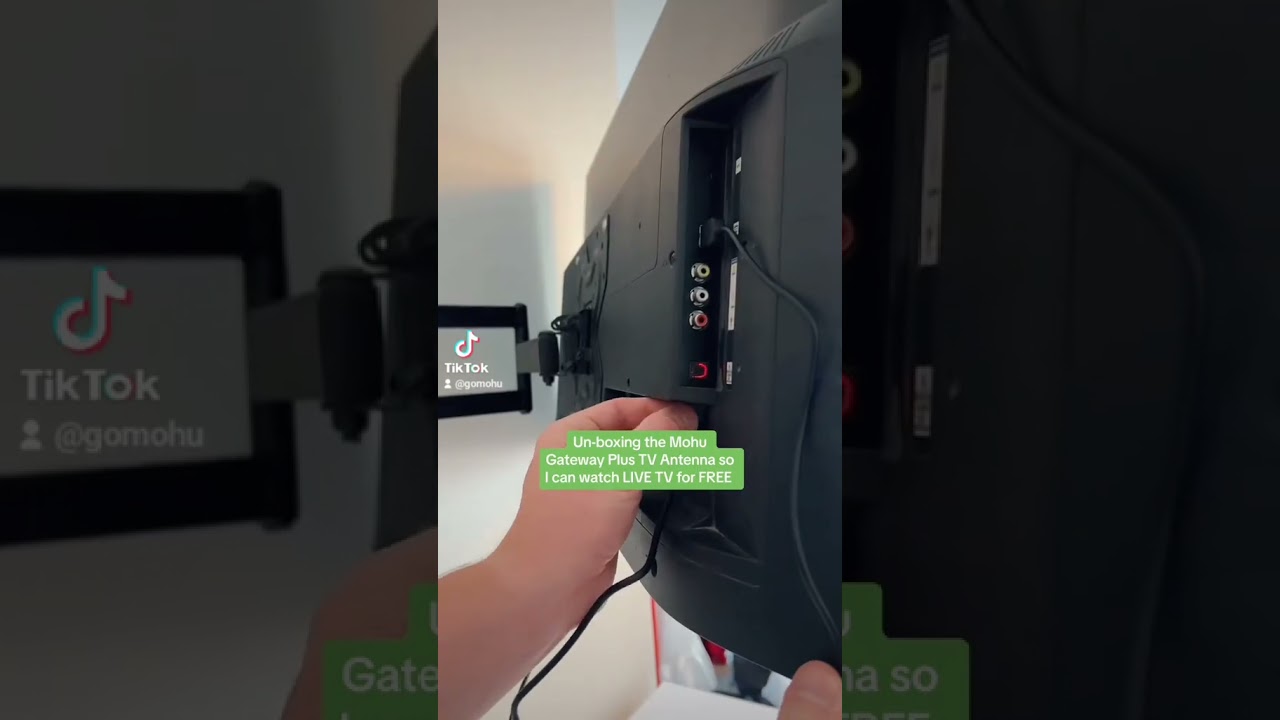 Un-boxing and installing my new Mohu Gateway Plus TV Antenna so I can stop paying for cable!
