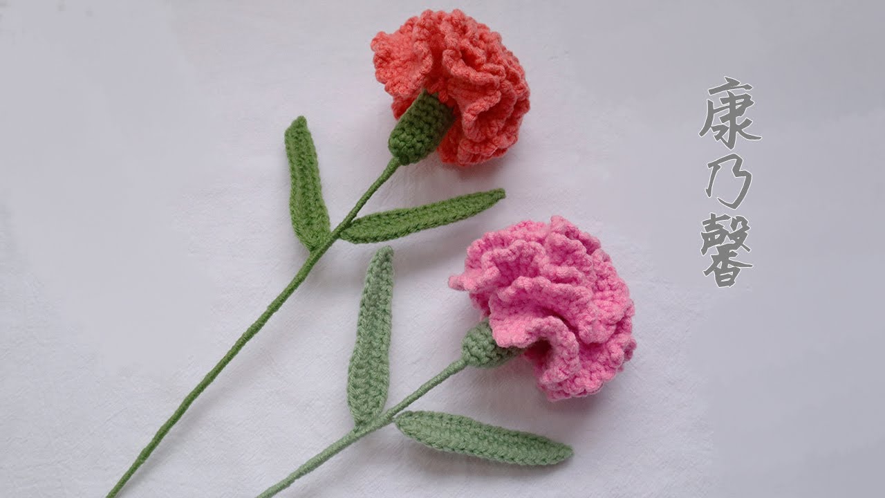 钩针花卉｜康乃馨