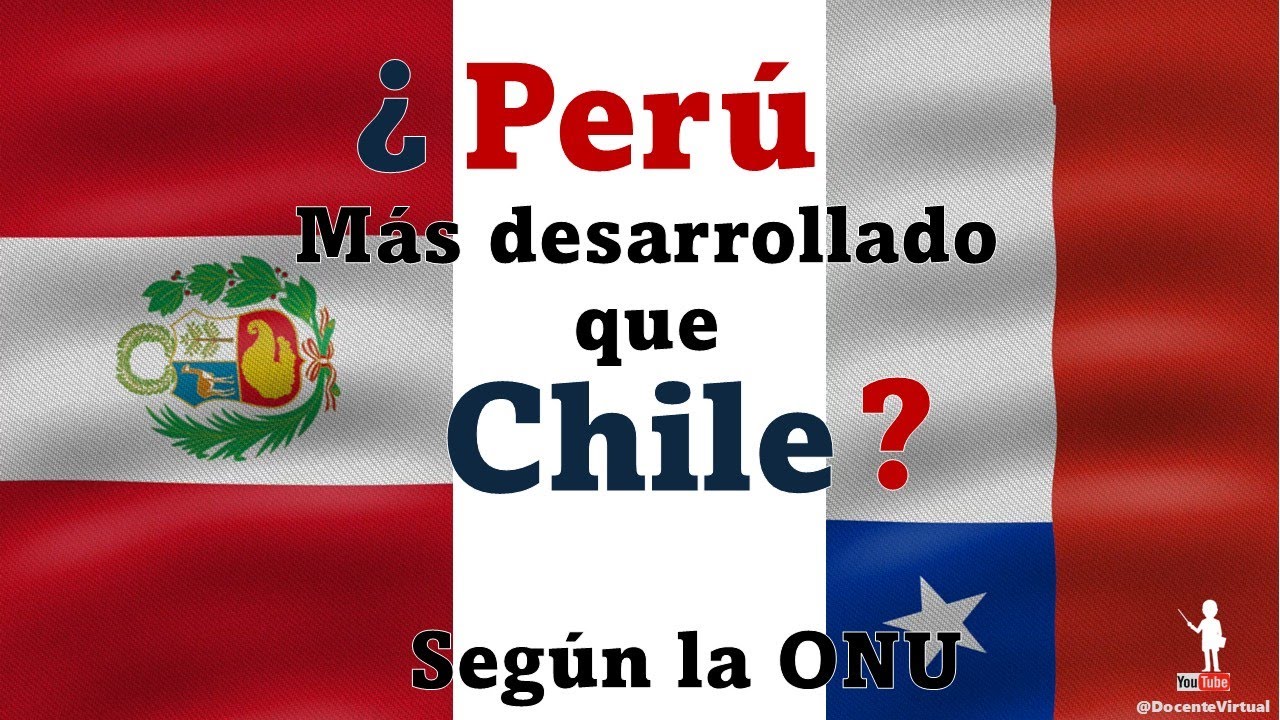 ¿Perú es más desarrollado que Chile? ¿Por cuánto?
