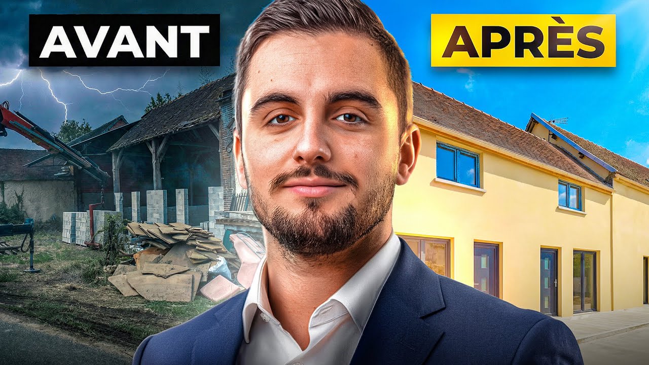 On a transformé une grange en 4 duplex haut de gamme (avant / après)