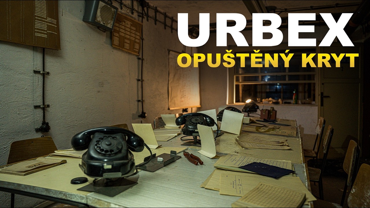 URBEX: Opuštěný kryt s tajným telefonním centrem? 📞🕯️