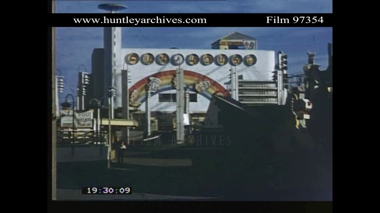 Blackpool and Blackpool Tower in the mid 1950's.  Archive film 97354