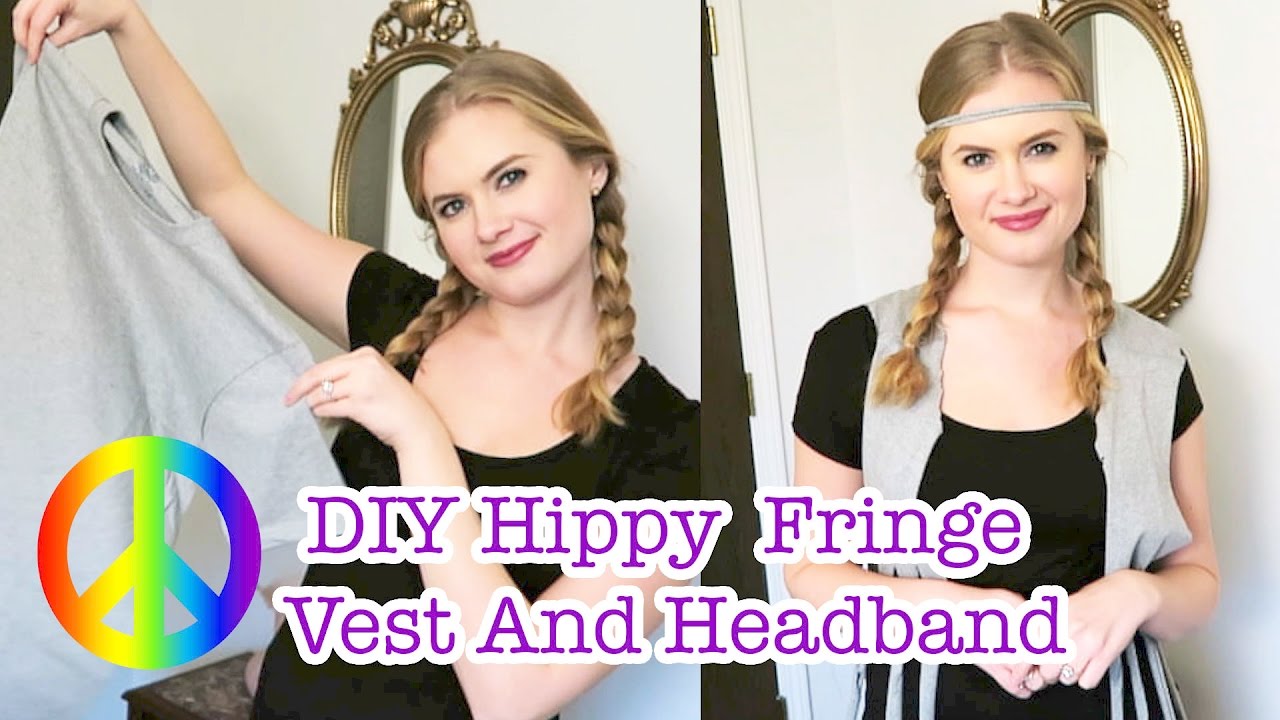 DIY Hippy Fringe Vest And Headband