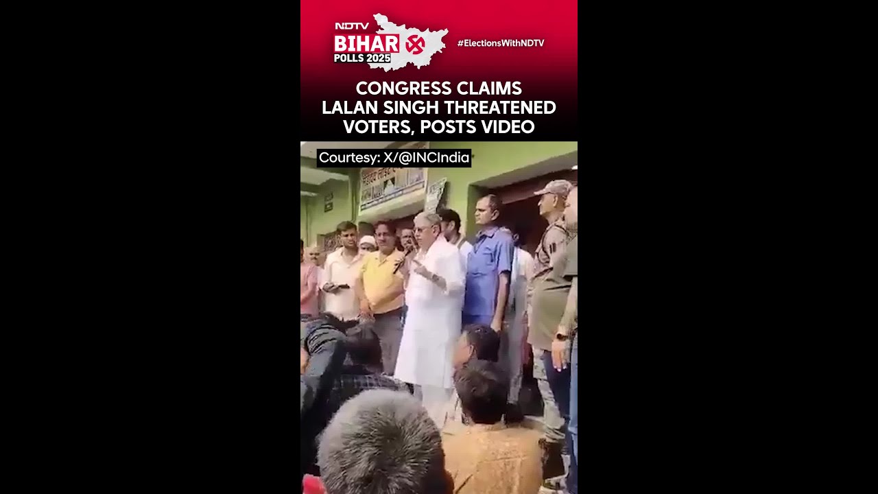 Bihar Elections | Case Against JDU's Lalan Singh Over 'Don't Let Some Leaders Step Out' Video