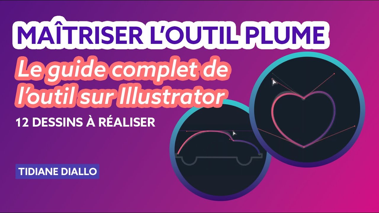 Maîtriser l'outil plume sur Illustrator