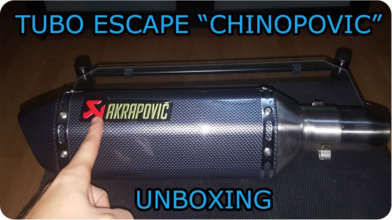UNBOXING TUBO DE ESCAPE 