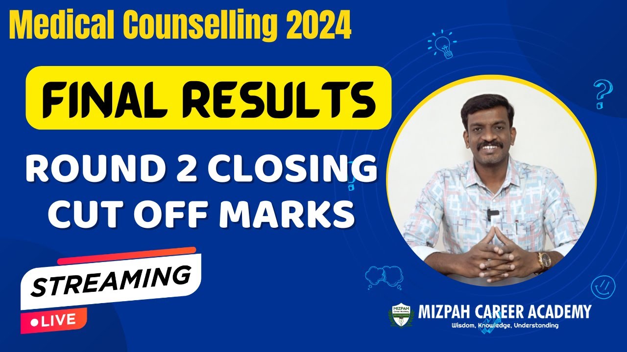 Live - Tamil Nadu Medical Counseling Round 2 Final Results - Mizpah Career Academy