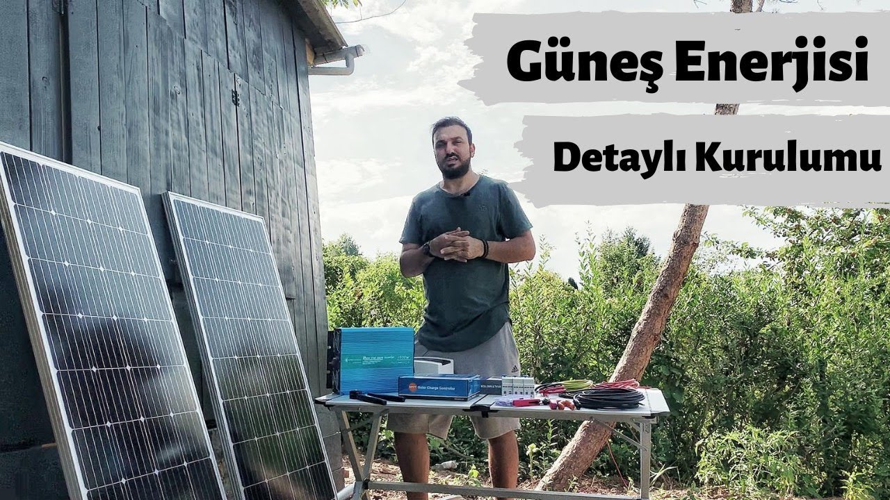 Güneş Enerjisi Detaylı Kurulumu, Maliyeti ve Malzemeleri