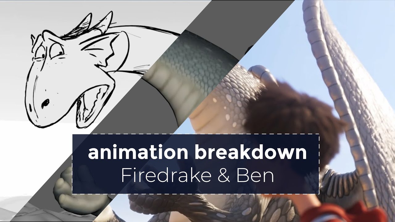 Firedrake the Silver Dragon / DRAGON RIDER / making of animation 3