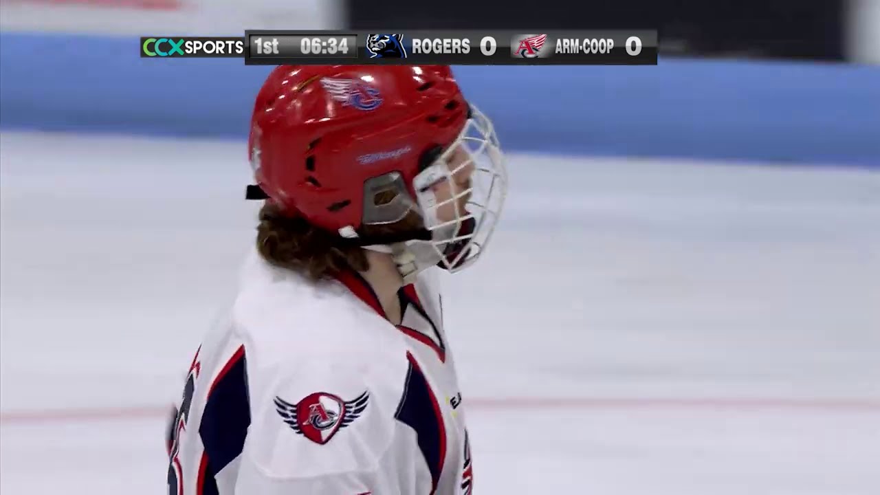 Rogers vs. Armstrong-Cooper Boys High School Hockey