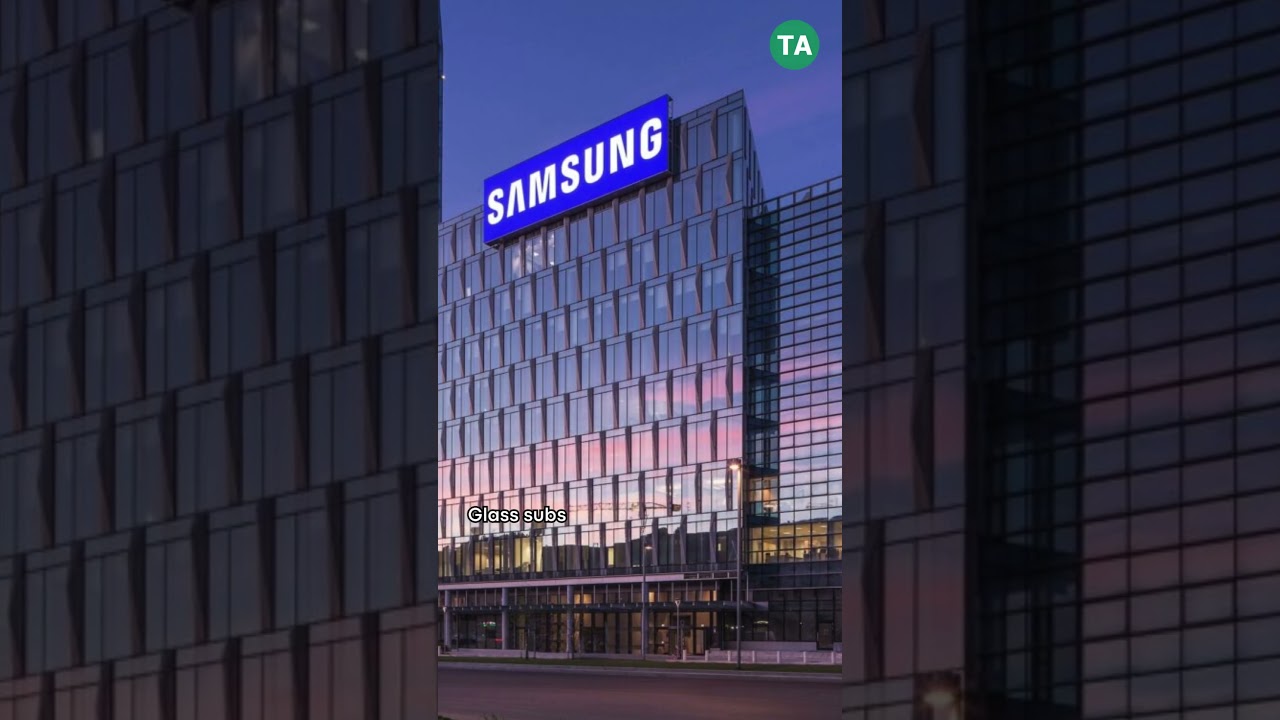 Samsung Electro Mechanics to supply glass substrate samples to US firms, Korean giants  #shorts