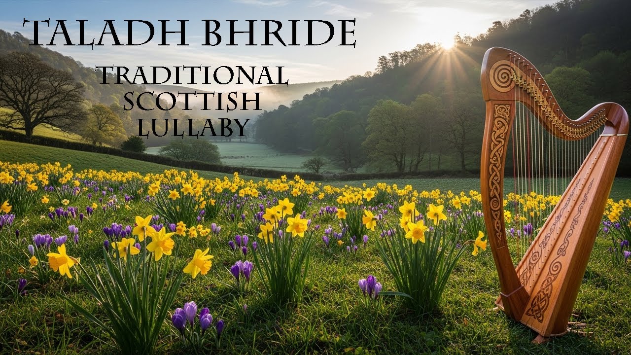 Taladh Bhride | Celtic Folk Song | Played On Harp