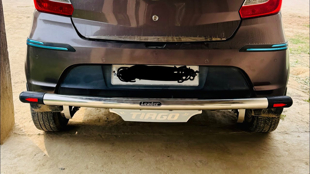 Tata Tiago Rear Bumper kaise lagaye #bumper #rear #tiago #gharpe 