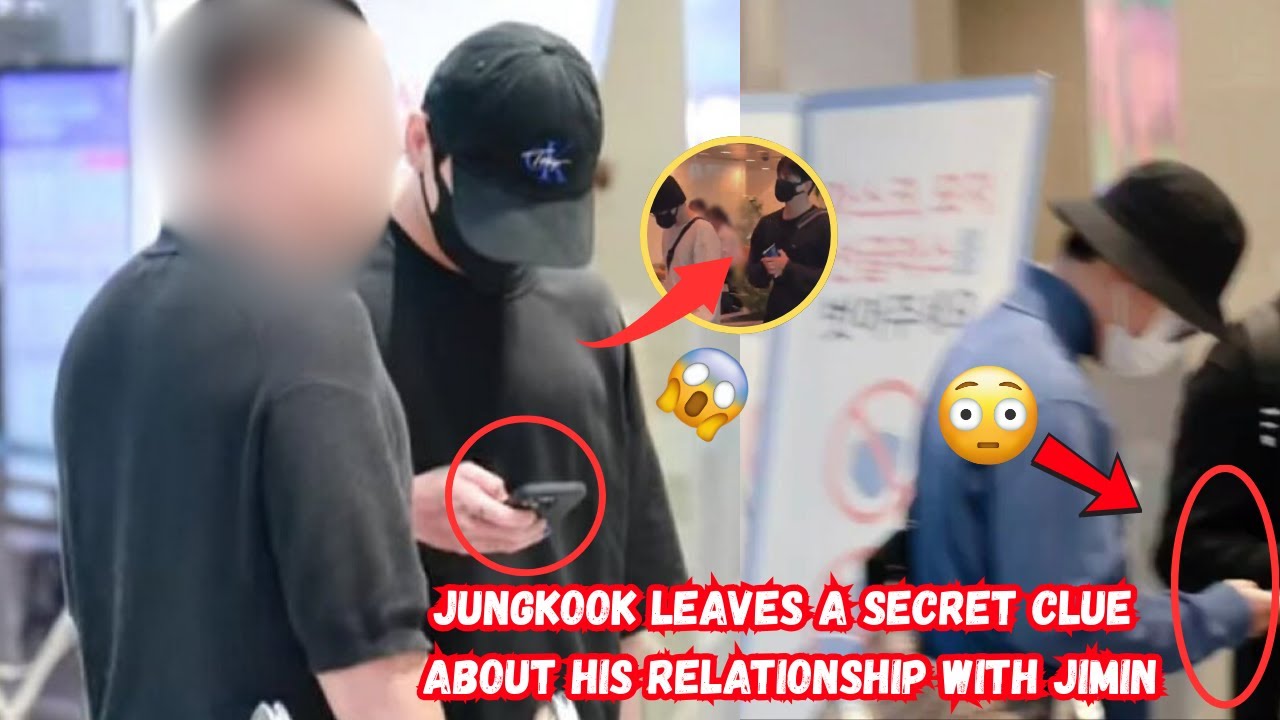 Jungkook's Secret Message to Jimin? | New Evidence Emerges at the Airport! 🛫💘