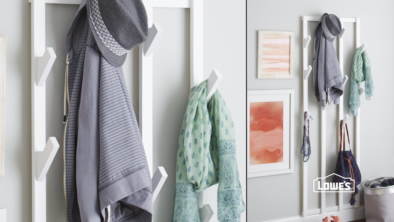 DIY Hanging Coat Rack
