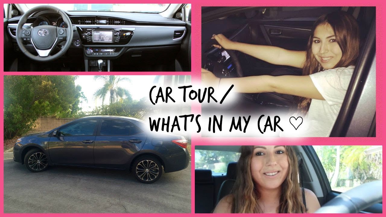 Car Tour // What's in my Car ♡ Toyota Corolla 2015