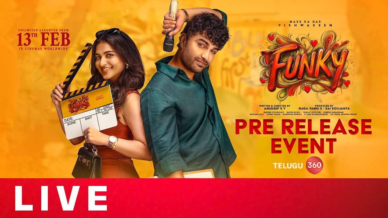 Live : Funky Pre-Release Event | Vishwak Sen, Kayadu Lohar | Anudeep KV