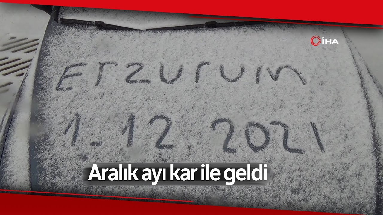 Erzurum’da Yoğun Kar Yağışı Etkili Oluyor