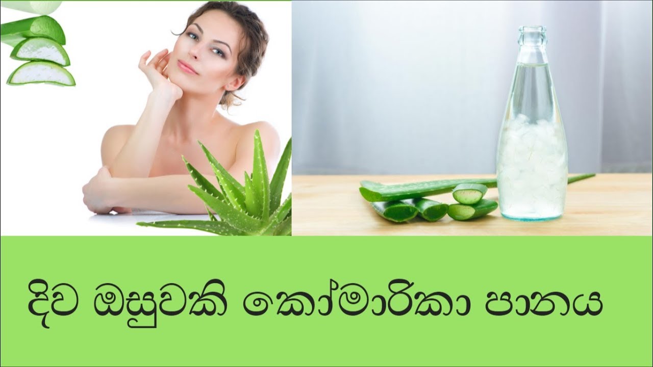 Benefits of Aloe Vera drink- komarika - Aloe vera Sinhala - slnotes - Sinhala health tips