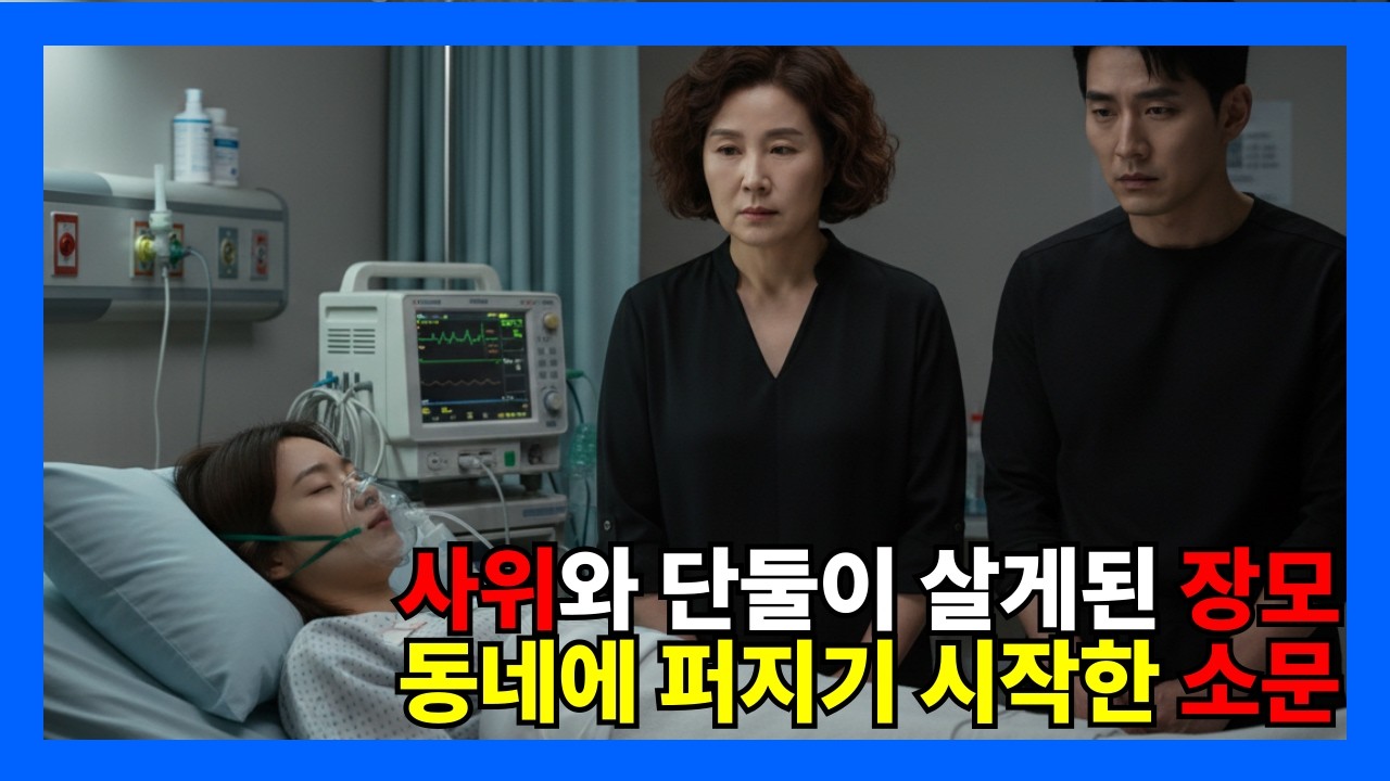 딸이 떠난뒤 사위와 장모 둘만 남았다 감동사연l황혼드라마l시니어드라마l노후사연l오디오북l시니어사연