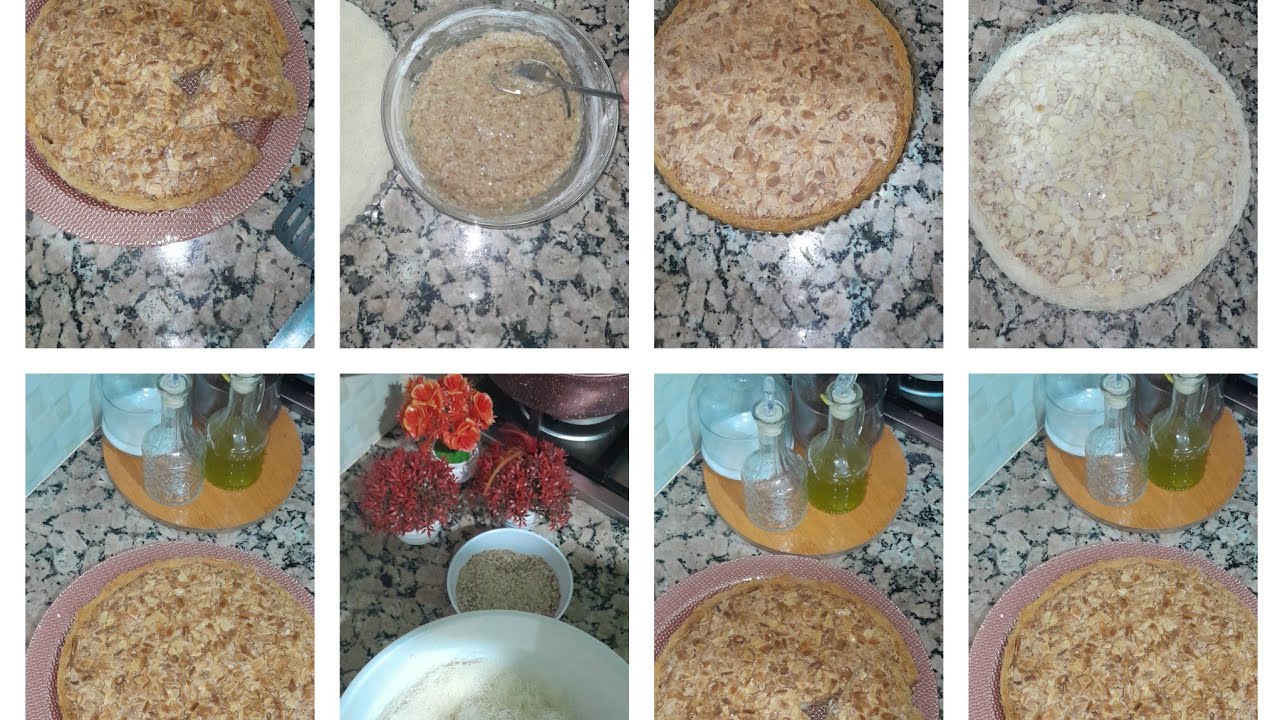 طورطة بالكنافة🥧 وكريمة اللوز كجي رائع المدق😋 مطبخ اسومة#💯💯#💯💯 #اكسبلور 👍#وصفات #مغربية 