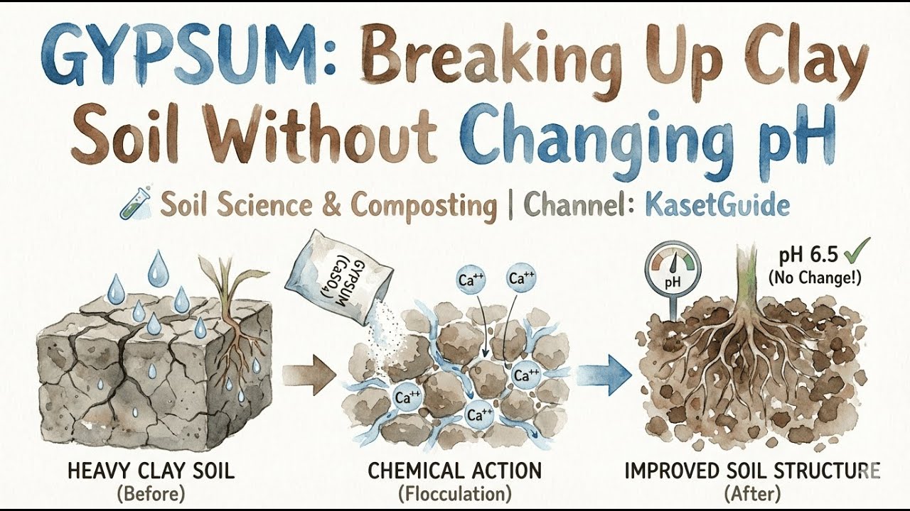 Soil Science: 🧪 What is 'Flocculation' and How Does Gypsum Work?
