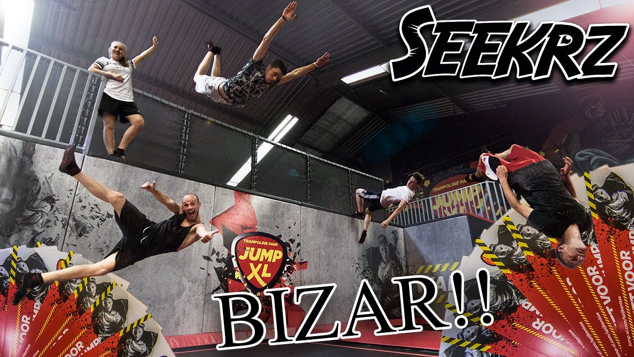 FREERUNNEN in een LEEG TRAMPOLINE PARK!!