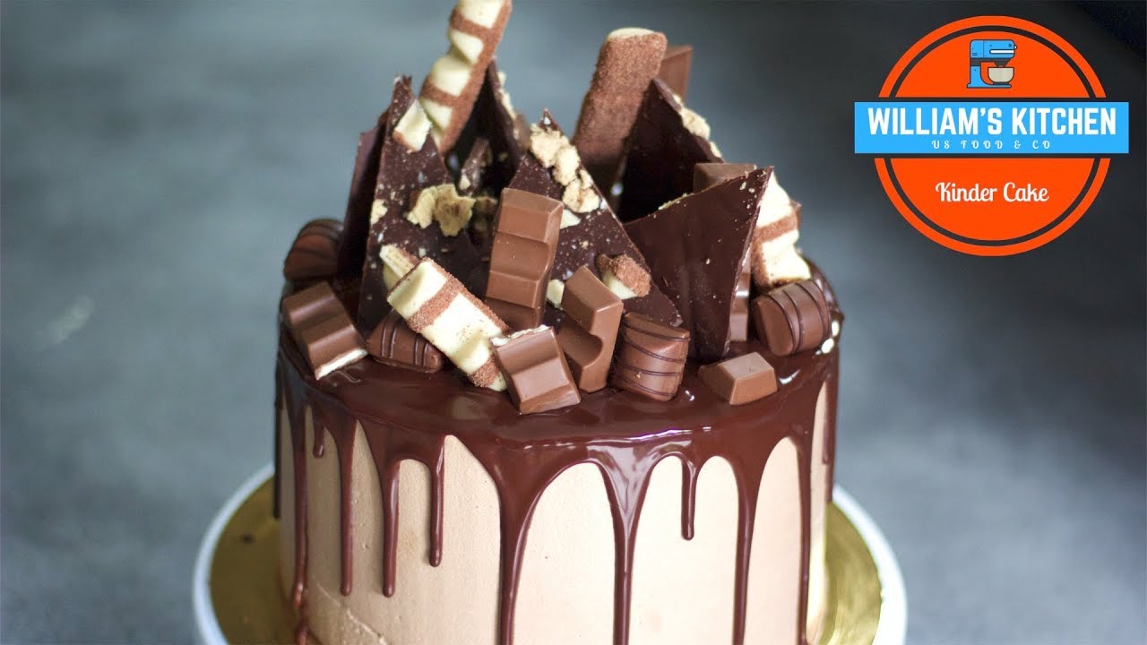 Layer Cake goût Kinder (Gâteau à étages) - English Subtitles - William's Kitchen