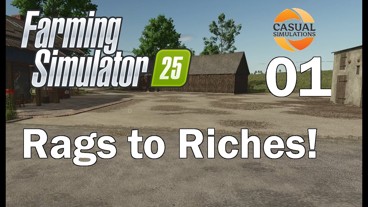 Rags to Riches Challenge Ep 1 - Can I make $1,000,000 starting from $0? - Farming Simulator 25