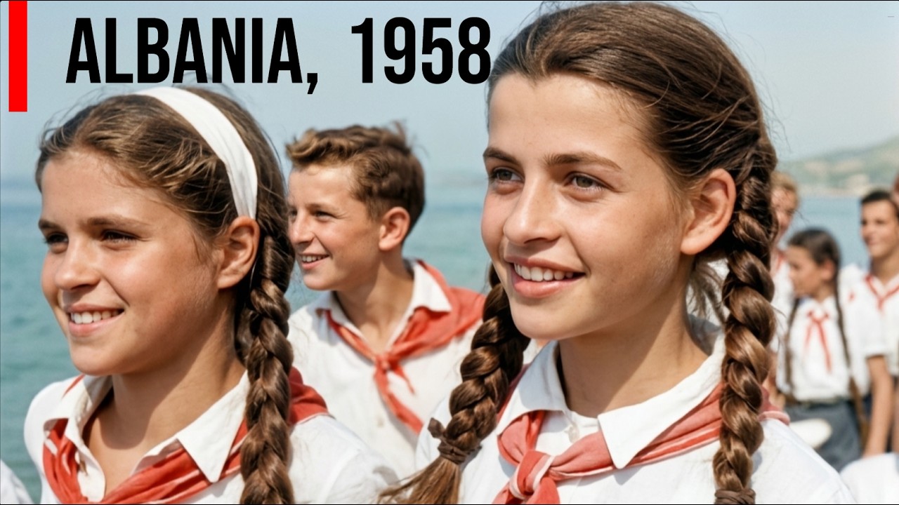 Албания 1958: редкий цветной репортаж об Албании