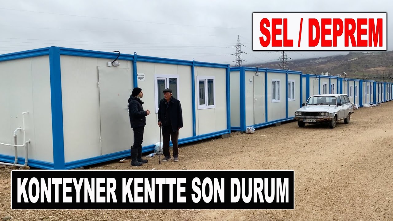 Adıyaman Sel Felaketi – Gölbaşı’nda Konteyner Kentte Yağış Sonrası Son Durum #adıyaman #gölbaşı #sel