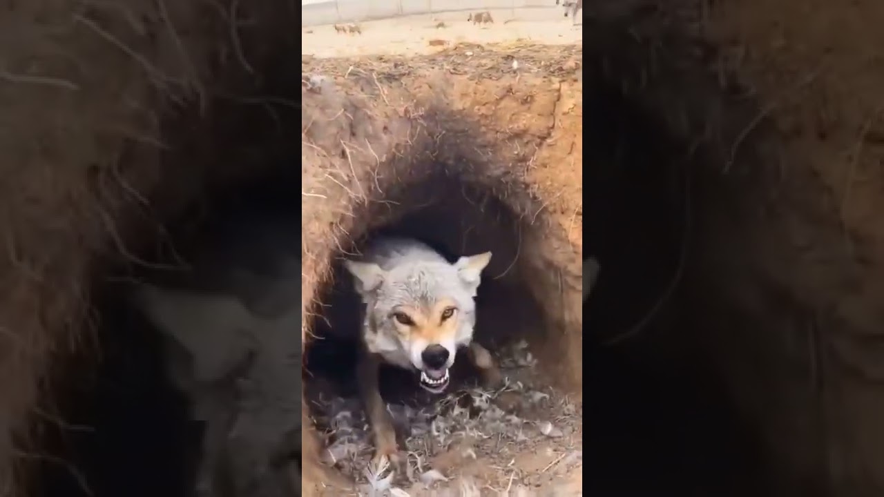 Dangerous fox attached shorts #subscribe #fox#trending #public #viral #view #nature #dangerous #art