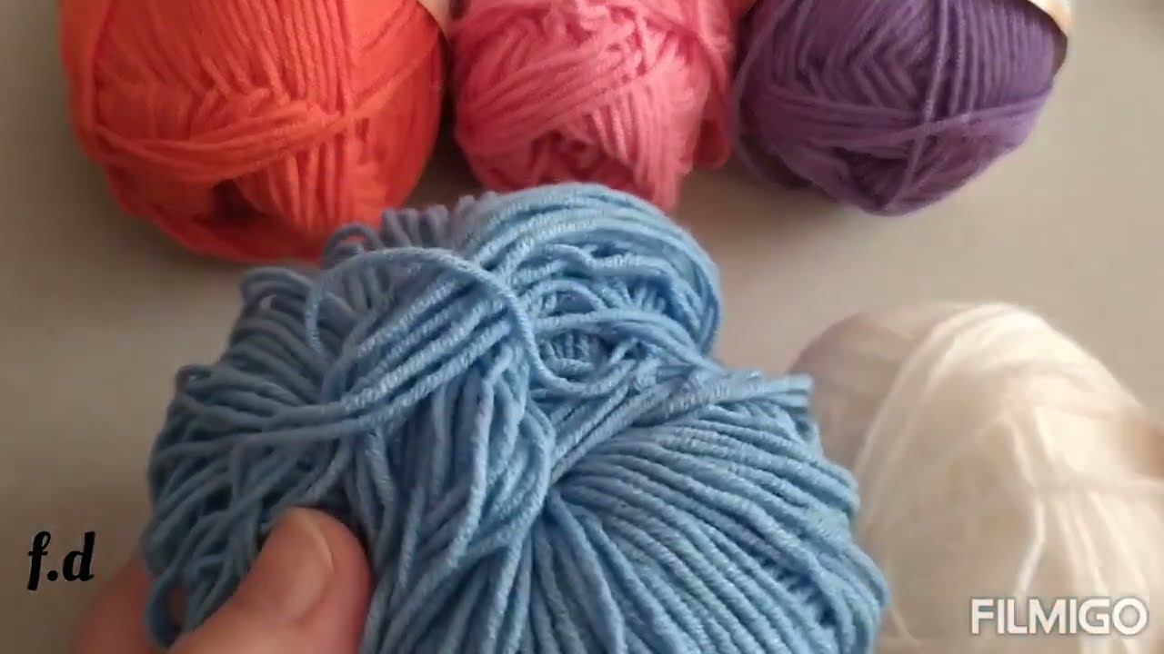 🧶🧶💥PARÇA İPLERLE HARİKA ÖRGÜ MODELİ