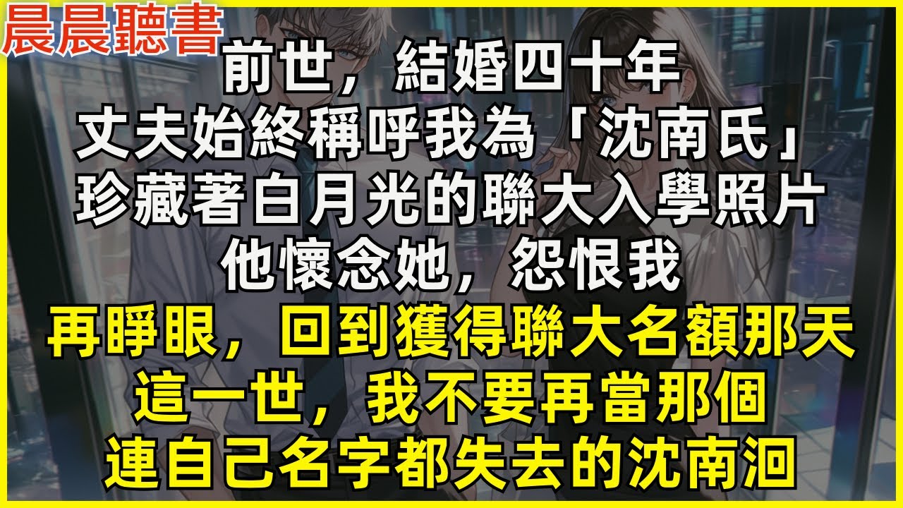 前世，結婚四十年丈夫始終稱呼我為「沈南氏」，珍藏著白月光的聯大入學照片，他懷念她，怨恨我。再睜眼，回到獲得聯大名額那天，我不要再當那個，連自己名字都失去的沈南洄