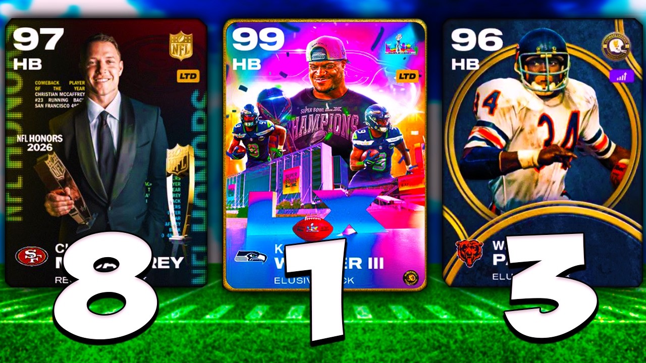 The Top 10 Running Backs in Madden 26!