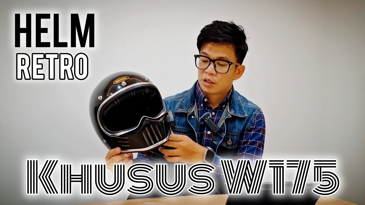 REVIEW HELM KHUSUS MOTOR KLASIK#kawasaki #kawasakiw175 
