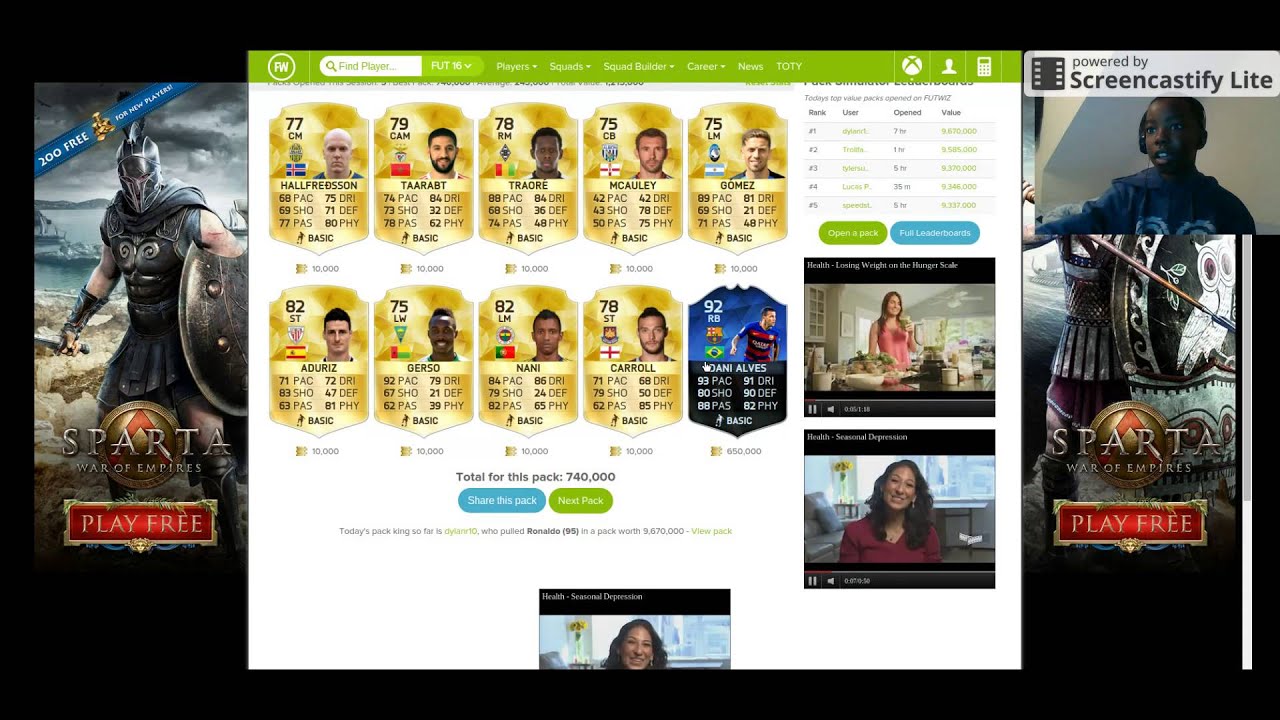 FUTWiz | MESSI, RONALDO AND TOTY DANI ALVES IN ONE PACK OPENING! [6]