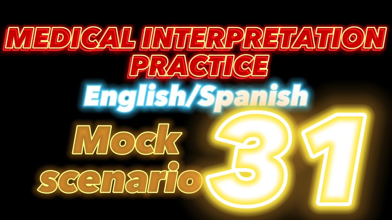 Medical Interpreter Practice | 31. Allergies NBCMI CCHI ENG SPA - Consecutive Interpreter Training