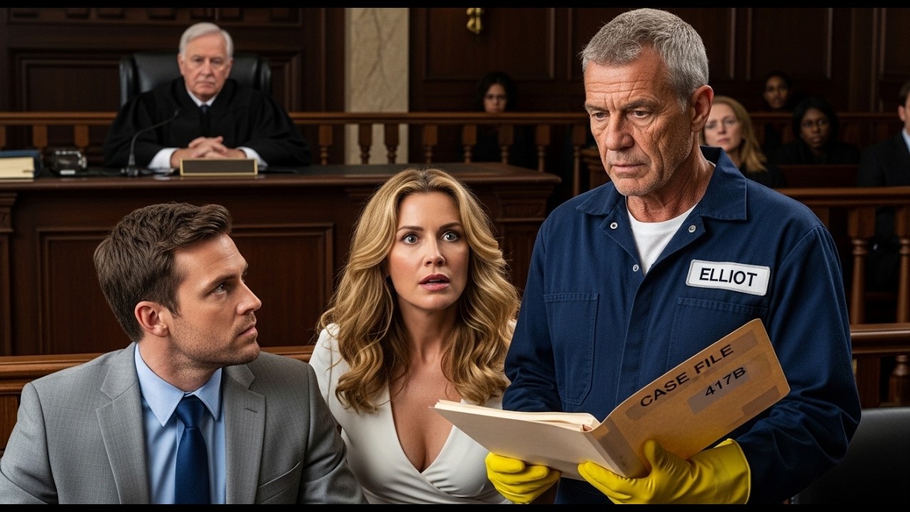 Billionaire Abandoned in Court — Until the Janitor Stood Up and Changed Everything